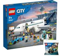 BRICKCOMPLETE Lego City 60367 Passenger Plane & 30664 Police Off-Road Vehicle