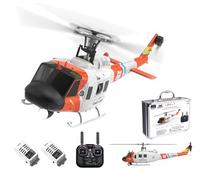 BrickCraftWorks 1/34 Scale F07S UH-1 Huey RC Helicopter, 6CH Brushless, GPS/6G Stabilization, Dual Brushless Motors, 6-axis Gyro with Optical Flow and Altitude Hold