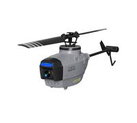 BrickCraftWorks C127AI Scout Drone Model 2.4G RC 4CH Single Rotor Brushless Helicopter Model Without Fin (RTF Version/Grey)