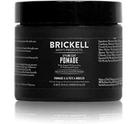Brickell Men’s Styling Clay Pomade For Men, Natural & Organic with Strong Hold & Matte Finish, Product for Modern Hairstyles, 59 ml, Scented