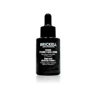 Brickell Men's Anti Aging Vitamin C Serum For Face, Repairing Night Face Serum for Men, Natural and Organic Hyaluronic Acid Serum to Diminish Wrinkles and Reduce Redness, 30ml, Scented