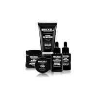 Brickell Men's Complete Defense Anti Aging Routine, Night Face Cream, Vitamin C Day and Night Serum, Facial Moisturizer w/SPF and Eye Cream, Natural and Organic, Unscented