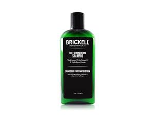 Brickell Men's Daily Strengthening Shampoo for Men, Natural and Organic Featuring Mint and Tea Tree Oil To Soothe Dry and Itchy Scalp, Sulfate Free and Paraben Free, 236 ml, Scented