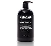 Brickell Men's Rapid Wash, Natural and Organic 3 in 1 Body Wash Gel for Men, 473 ml, Evergreen Scent