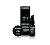 Brickell Men's Restoring Eye Routine for Men, Eye Serum and Eye Cream for Men, Natural and Organic, Unscented