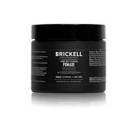 Brickell Men's Strong Hold Texturizing Pomade For Men, Natural and Organic, Pliable Fiber Pomade, 59 ml, Scented