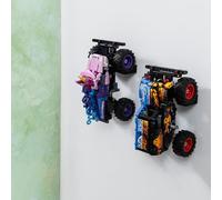 Brickify 2X Wall Mount Hook Compatible With Lego Monster Jam Series - Manufactured in the UK - Cars NOT Included