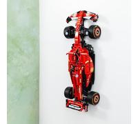 Brickify Wall Mount Bracket Compatible with Lego F1 Technic Ferrari SF-24 42207 - UK Made - Car Not Included - Screws and Wall Plugs Included