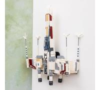 Brickify Wall Mount Compatible with LEGO Star Wars 75355 UCS X-Wing - Premium Display Bracket for UCS Starship Models - Wall Display Mount Hook (Model Not Included)