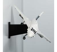 Brickify Wall Mount Hook for Lego 10318 Concorde Icons Set | Angled Wall Mount (Angled)