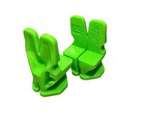 Bricklayers Corner Blocks Integrated Line Pin Holder/Magnetic line Blocks - Pack of 2 - Crompton Bricklaying Tools (Standard Corner Block)