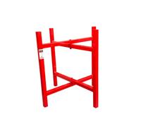 Bricklayers Spot Board Stand Skimflex Mortar Board Holder - Heavy Duty Steel, Powder Coated Red, Foldable for Easy Storage - Available in 500mm, 750mm, 900mm Heights, Single or Multipacks (900mm high)
