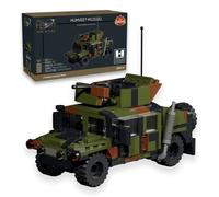 BrickMania HMMWV M1151A1 with Gunner Protection Kit - Mini Brick Building Kit The Atom Brick