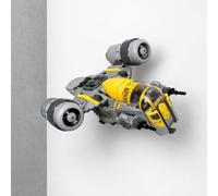 BrickNest Wall Display Mount Compatible with LEGO Star Wars The Razor Crest 75447, Space-Saving, Easy Install