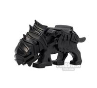 BrickRaiders Animal Minifigure Armoured Warg BLACK