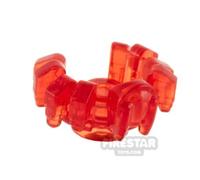 BrickRaiders Animal Minifigure Spider TRANS RED