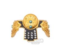 BrickRaiders Minifigure Armour Fantasy Warrior Tassets METALLIC GOLD