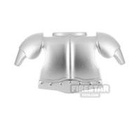 BrickRaiders Minifigure Armour Valley Knight Chest Plate METALLIC SILVER