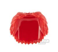BrickRaiders Minifigure Bodywear Heavy Fur Coat RED