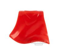 BrickRaiders Minifigure Bodywear Rigid Super Hero Cape RED