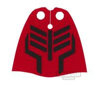 BrickRaiders Minifigure Cape Fantasy Cape CHERRY RED