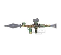 BrickRaiders Minifigure Firearm Camo Rocket Launcher GREEN