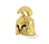 BrickRaiders Minifigure Headgear Noldo Archer Helmet METALLIC GOLD