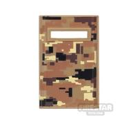 BrickRaiders Minifigure Shield Army Camo Riot Shield DARK TAN