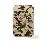 BrickRaiders Minifigure Shield Army Camo Riot Shield TRANS CLEAR