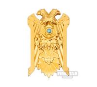 BrickRaiders Minifigure Shield Large Fantasy Shield METALLIC GOLD