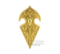 BrickRaiders Minifigure Shield Noldo Archer Shield METALLIC GOLD