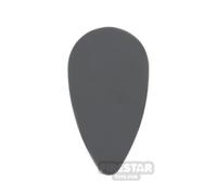 BrickRaiders Minifigure Shield Plain Knight Shield DARK GRAY
