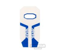 BrickRaiders Minifigure Shield SW ARC Trooper Shield WHITE