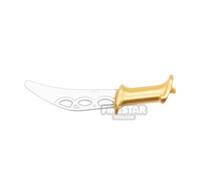 BrickRaiders Minifigure Weapon Elven Warrior Sword METALLIC GOLD