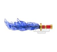 BrickRaiders Minifigure Weapon Katana with Flame Effect RED