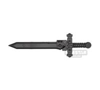 BrickRaiders Minifigure Weapon Large Mechanical Sword BLACK