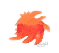 BrickRaiders Minifigure Weapon Magic Energy Effect TRANS RED