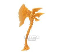 BrickRaiders Minifigure Weapon Two Handed Orc Battle Axe PEARL GOLD