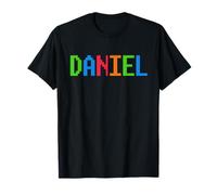 Bricks Theme DANIEL Boys Name Custom Preschool Blocks T-Shirt