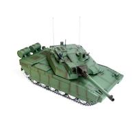 Bricksdiytoy 1/16 Scale 2.4G France H2408U Leclerc Main Battle RC Tank Model with Sound and Lights, Recoil Simulation (Infrared Battle/Metal Upgraded Version)