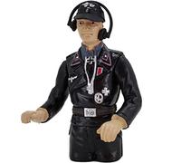 Bricksdiytoy 1/16 Scale RC Tank Crew Figure with Brimmed Helmet Military Soldier Model, Realistic Tank Upgrade Accessory for WWII & Modern Armor Dioramas, Collectors Gift for Ages 14+