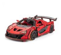 Bricksdiytoy 3D Race Car Wooden Puzzles Kit, 237 PCS DIY Mechanical Engineering Project with No Glue Needed, STEM Educational Gift for Adults & Teens, Design Display Decor for Desk