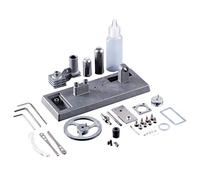 Bricksdiytoy Stirling Engine Model Kit - Assembled Metal Physics Experiment Set with DIY All-Metal, STEM Learning Tool for Teens & Adults, Reusable Educational Gift for Birthdays & Science Fairs
