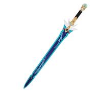 Bricksdiytoy Yanqing Sword Wooden Cosplay Weapon Prop, Lightweight & Security-Check Safe, Anime-Accurate Design with Eco-Friendly Foam Packaging, Perfect for Roleplay Events (Ages 14+)