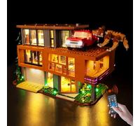 BrickSoul Advanced RC Light Kit for Lego 21354 Twilight The Cullen House Building Set | Upgraded Wireless ON/Off & Dimming & Zonal Lighting with Hidden Cable Tech (21354 Set NOT Included)