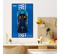 BrickSoul Display Wallboard Compatible with Technic Bugatti Chiron 42083 Race Car Building Set, Space-Saving Adult Collectibles for Car Wall Mount Display Lovers, Only Frame(31.5x19.7in)