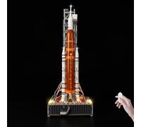 BrickSoul LED Light Kit Compatible with Lego 10341, Adjustable Brightness Lighting Kits Compatible with NASA Artemis Space Launch System, Lights Only (Model Not Included), Touch Version