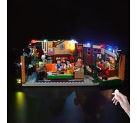 BrickSoul LED Light Kit Compatible with Lego 21319, Adjustable Brightness Lighting Kits Compatible with Friends Central Perk, Lights Only (Model Not Included), Touch Version