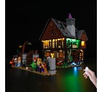 BrickSoul LED Light Kit Compatible with Lego 21341, Adjustable Brightness Lighting Kits Compatible with Hocus Pocus: The Sanderson Sisters' Cottage, Lights Only (Model Not Included), Touch Version