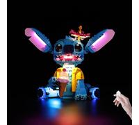 BrickSoul LED Light Kit Compatible with Lego 43249, Adjustable Brightness Lighting Kits Compatible with Stitch 43249 Model, Lights Only (Model Not Included), Great Gift for DIY Fans, Touch Version